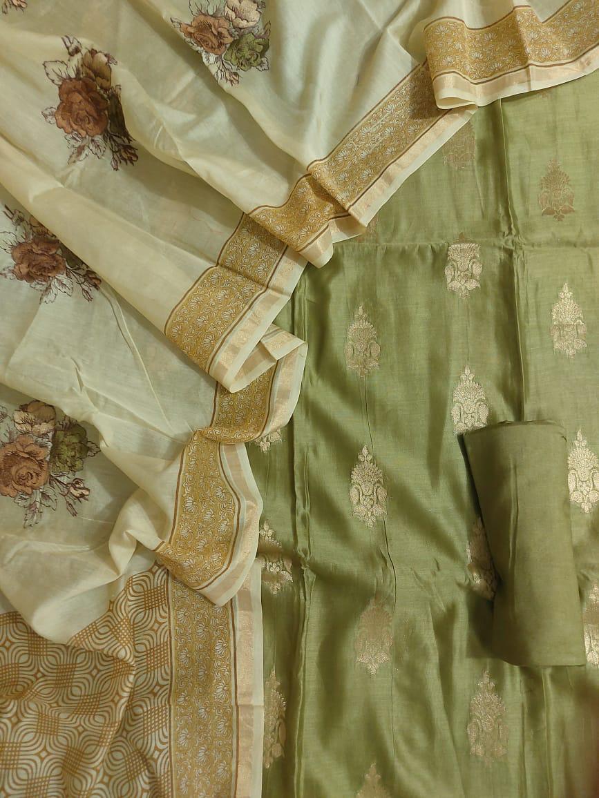 Pure Chanderi Silk Saree